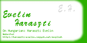 evelin haraszti business card